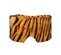 Antifaz para dormir con estampado de rayas de tigre, suave y agradable a la piel, antifaz para dormir con bloqueo de luz para viajes, yoga y siesta