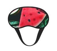 Antifaz para dormir con estampado de sandía roja para personas que duermen de lado, bonita máscara opaca para el hogar o viajes