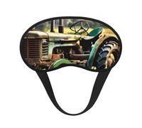 Antifaz para dormir con estampado de tractor viejo para dormir de lado, bonita máscara opaca para el hogar o viajes