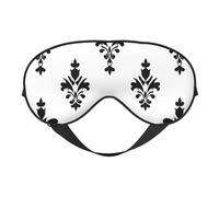 Antifaz para dormir con estampado extraño con correa ajustable, cómoda cubierta para los ojos para viajes, yoga, siestas, dormir y relajarse