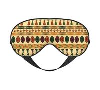 Antifaz para dormir con estampado tradicional africano de estilo bohemio, máscara de ojos vendados, sombra de ojos para dormir por la noche, viajes, avión