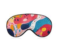 Antifaz para dormir con formas naturales simples, suave y cómoda, con correa ajustable, para hombres y mujeres, trabajo, viajes