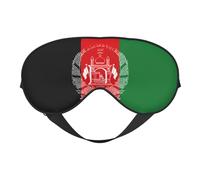 Antifaz para dormir con la bandera de Afganistán, cómodo para dormir, bloqueo de luz, con correa ajustable
