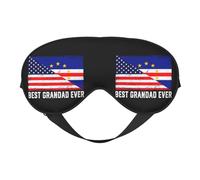 Antifaz para dormir con la bandera de Cabo Verde, antifaz para dormir con bloqueo de luz, antifaz suave sin presión con correa elástica para el hogar, viajes, oficina, siesta, yoga.