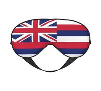 Antifaz para dormir con la bandera de Hawái, cómodo para dormir, bloqueo de luz, con correa ajustable
