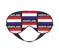 Antifaz para dormir con la bandera de los Países Bajos, antifaz para dormir con bloqueo de luz, antifaz suave sin presión con correa elástica para el hogar, viajes, oficina, siesta, yoga.