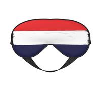 Antifaz para dormir con la bandera de los Países Bajos, antifaz para dormir con bloqueo de luz, antifaz suave sin presión con correa elástica para el hogar, viajes, oficina, siesta, yoga.