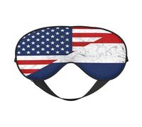 Antifaz para dormir con la bandera de los Países Bajos, antifaz para dormir con bloqueo de luz, antifaz suave sin presión con correa elástica para el hogar, viajes, oficina, siesta, yoga.