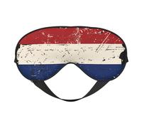 Antifaz para dormir con la bandera de los Países Bajos, antifaz para dormir con bloqueo de luz, antifaz suave sin presión con correa elástica para el hogar, viajes, oficina, siesta, yoga.