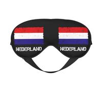 Antifaz para dormir con la bandera de los Países Bajos, antifaz para dormir con bloqueo de luz, antifaz suave sin presión con correa elástica para el hogar, viajes, oficina, siesta, yoga.