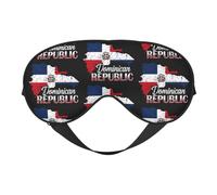 Antifaz para dormir con la bandera de República Dominicana, antifaz para dormir con bloqueo de luz, antifaz suave sin presión con correa elástica para el hogar, viajes, oficina, siesta, yoga.