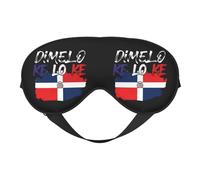Antifaz para dormir con la bandera de República Dominicana, antifaz para dormir con bloqueo de luz, antifaz suave sin presión con correa elástica para el hogar, viajes, oficina, siesta, yoga.