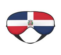 Antifaz para dormir con la bandera de República Dominicana, antifaz para dormir con bloqueo de luz, antifaz suave sin presión con correa elástica para el hogar, viajes, oficina, siesta, yoga.