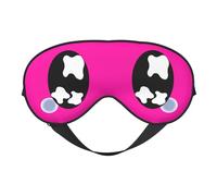 Antifaz para dormir con ojos tristes y llorosos, antifaz negro con diseño de dibujos animados, bloqueador de luz, antifaz para dormir de noche, suave, sin presión, con correa elástica para el hogar,