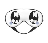 Antifaz para dormir con ojos tristes y llorosos, antifaz negro con diseño de dibujos animados, bloqueador de luz, antifaz para dormir de noche, suave, sin presión, con correa elástica para el hogar,