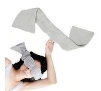 Antifaz para Dormir con Peso, Máscara Ojos con Peso Suave para Relajación y Alivio del Estrés, Acolchada con Cinta Ajustable, Protección Ocular Total para un Sueño Profundo