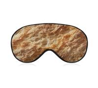 Antifaz para dormir con textura de corteza de pan, para mujeres y hombres, correa ajustable, cubierta de ojos vendados, para viajes, yoga, siesta, trabajo