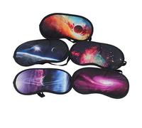 Antifaz Para Dormir Creative EyePatch Sleep Mask Travel Relax Banda de ojos Dormir con los ojos Saptfold SAFT SATIN La Vía Láctea Cubierta de ojos Antifaz Para Dormir Mujer