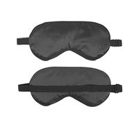 Antifaz Para Dormir Cubierta de sombra de ojos de la máscara de ojo de dormir cubierta de ojos portátiles suave Antifaz Para Dormir Mujer (Size : Black)