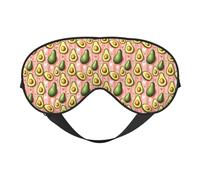 Antifaz para dormir de doble cara, lindo estampado de aguacate, para mujeres y hombres, cubiertas opacas para los ojos para viajes/dormir