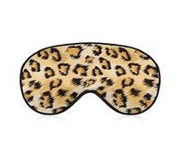 Antifaz para dormir de leopardo amarillo a la moda, venda de animales para dormir, cubierta de antifaz opaca elástica para dormir toda la noche, viajes y siesta