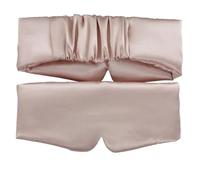 Antifaz para dormir de satén de seda, cómodo antifaz para dormir, cubierta de sombra de ojos, para relajarse, agrandar, parche para mujeres y hombres (rosa, 3 unidades)