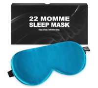 Antifaz para dormir de seda 100 % morera de 22 momme, antifaz para dormir para mujeres y hombres, máscara opaca con correa ajustable, cubierta de ojos para dormir de lado, sombra de ojos suave rellena