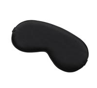 Antifaz para dormir de seda, acolchado, para dormir, antifaz para dormir, venda de ojos, viajes, relajación, calma, para mujeres y hombres, color negro