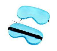 Antifaz para dormir de seda, antifaz para dormir, diseño de rayas, imitación de seda, para viajes, ayuda relajante para dormir, venda de ojos, máscara de dormir de dibujos animados para toda la noche