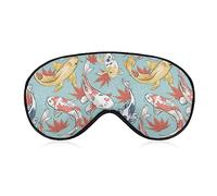 Antifaz para dormir diseño de pata de perro de colores lunares huesos blancos cómodo con los ojos vendados relajante con correa elástica ajustable suave y acogedora funda para ojos nocturnos para muje