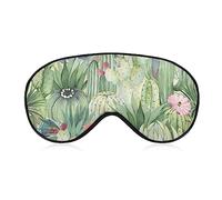 Antifaz para dormir diseño de pata de perro de colores lunares huesos blancos cómodo con los ojos vendados relajante con correa elástica ajustable suave y acogedora funda para ojos nocturnos para muje