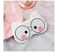 Antifaz Para Dormir Dormir Ojos Mascarilla Eyeña Algodón Cat Cat Mascarilla Dormitorio Durmiendo Cubierta Ojo Lindo Travel Rest Sour Band Sleeping Aid Kids Eye Gledfolds Antifaz Para Dormir Mujer (Si