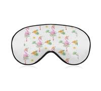 Antifaz para dormir, flamenco (12), cubierta de seda para ojos, satén suave, venda para los ojos, correa elástica, parasol nocturno, siesta de viaje para mujeres y hombres