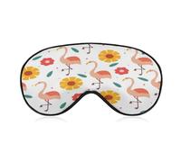 Antifaz para dormir, flamenco (22) antifaz de seda con correa ajustable para dormir, cubierta para sombra de ojos, bloquea la luz reduce los ojos hinchados regalos
