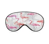 Antifaz para dormir, flamenco (26), cubierta de seda para ojos, satén suave, venda para los ojos, correa elástica, parasol nocturno, siesta de viaje para mujeres y hombres