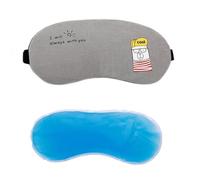 Antifaz Para Dormir Hombre Antifaz for dormir, cubierta suave for sombra de ojos con compresa de hielo, cubierta for sombra de ojos for descanso de viaje(Color3)