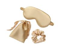 Antifaz Para Dormir Hombre Mascarilla for dormir for hombres y mujeres, con bolsa, diadema, suave, a la moda, for viajes, relajación, venda for los ojos, salud, seda, conjunto de funda antifaz for dor