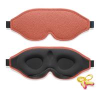 Antifaz para Dormir Innovador para Hombres y Mujeres, Naranja | Máscara con Diseño que Bloquea la luz y la Claridad 99.99%, para Dormir, Tomar una Siesta, Meditar, Descansar bien y Viajar