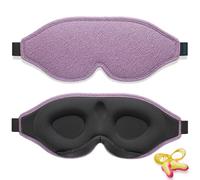 Antifaz para Dormir Innovador para Hombres y Mujeres, Violeta | Máscara con Diseño que Bloquea la luz y la Claridad 99.99%, para Dormir, Tomar una Siesta, Meditar, Descansar bien y Viajar
