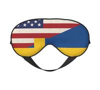 Antifaz para dormir ligera con estampado de Estados Unidos y Suecia, transpirable, bloquea la luz, viajes, yoga, aventuras al aire libre