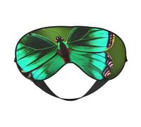 Antifaz para dormir ligera con estampado de mariposas coloridas, transpirable, bloquea la luz, viajes, yoga, aventuras al aire libre