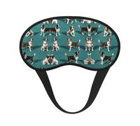 Antifaz para dormir ligero y cómodo con diseño de perro divertido, con correa ajustable para dormir, viajar, trabajar por turnos y meditar. Antifaz que bloquea la luz.