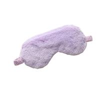 Antifaz para dormir ligero y cómodo, súper suave, ajustable, de felpa, para dormir, turno, siestas de trabajo, para hombres y mujeres (morado)