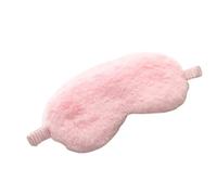 Antifaz para dormir ligero y cómodo, súper suave, ajustable, de felpa, para dormir, turno, siestas de trabajo, para hombres y mujeres (rosa)