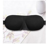 Antifaz Para Dormir Máscara de ojo de dormir 3D Gafas de viaje Rest Sopa de sombra Máscara cubierta Shade Eye Parche Paved Vendfold Antifaz Para Dormir Mujer (Size : Black)
