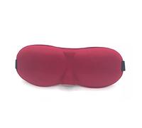 Antifaz Para Dormir Máscara de ojo de dormir 3D Gafas de viaje Rest Sopa de sombra Máscara cubierta Shade Eye Parche Paved Vendfold Antifaz Para Dormir Mujer(Wine red)