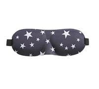 Antifaz Para Dormir Máscara de ojo de dormir 3D Gafas de viaje Rest Sopa de sombra Máscara cubierta Shade Eye Parche Paved Vendfold Antifaz Para Dormir Mujer(Star)