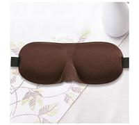 Antifaz Para Dormir Máscara de ojo de dormir 3D Gafas de viaje Rest Sopa de sombra Máscara cubierta Shade Eye Parche Paved Vendfold Antifaz Para Dormir Mujer (Size : Coffee)