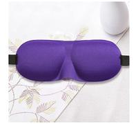 Antifaz Para Dormir Máscara de ojo de dormir 3D Gafas de viaje Rest Sopa de sombra Máscara cubierta Shade Eye Parche Paved Vendfold Antifaz Para Dormir Mujer (Size : Purple)