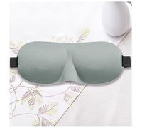 Antifaz Para Dormir Máscara de ojo de dormir 3D Gafas de viaje Rest Sopa de sombra Máscara cubierta Shade Eye Parche Paved Vendfold Antifaz Para Dormir Mujer (Size : Grey)